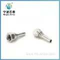 Stainless steel BSPT hydraulic hose fittings Ring Boss